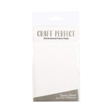 Craft Perfect - Adhesives - Dimensional Foam Pads - White - 5mm (609 pads) - 9750e