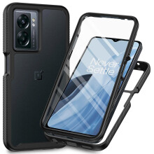 (Black) For Oneplus Nord N300 5g/oppo A57 4g/a57 (2022) 5g/a57s 4g Phone Case Pc   Tpu Phone Cover With Pet Screen Protector