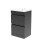 NES Home 500mm Floor Standing Basin Vanity Unit 2 Drawers Handless Anthracite 6