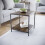 Vida Designs (Dark Wood) Vida Designs Brooklyn End Table 2 Tier Side Table 5