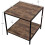 Vida Designs (Dark Wood) Vida Designs Brooklyn End Table 2 Tier Side Table 4
