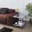 Vida Designs (Grey) Vida Designs Brooklyn End Table 2 Tier Side Table 1