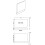 Balterley 750mm MDF Bath End Panel & Plinth - Gloss White 3