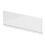Balterley 1700mm Gloss White MDF Front Bath Panel & Plinth 1
