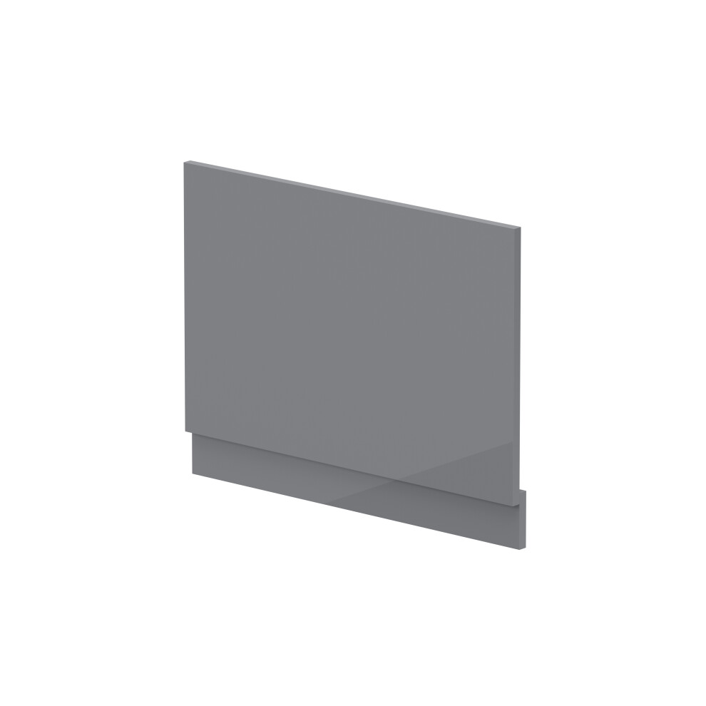 750mm Bath MDF End Panel & Plinth - Gloss Cloud Grey