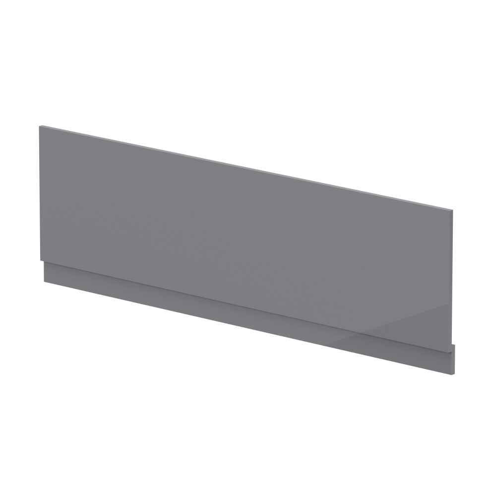 1800mm Bath MDF Front Panel & Plinth - Gloss Cloud Grey