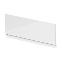1500mm MDF Bath Front Panel & Plinth - Gloss White