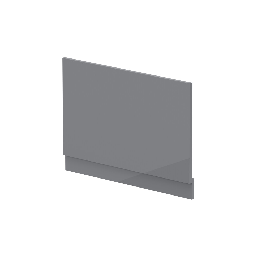New Balterley 800Mm Bath Mdf End Panel & Plinth - Gloss Cloud Grey Bbpa1313