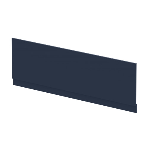 Balterley 1800mm Edge/Power Straight Front Bath Panel & Plinth - Matt Midnight Blue