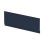 Balterley 1700mm Edge/Power Straight Front Bath Panel & Plinth - Matt Midnight Blue 1