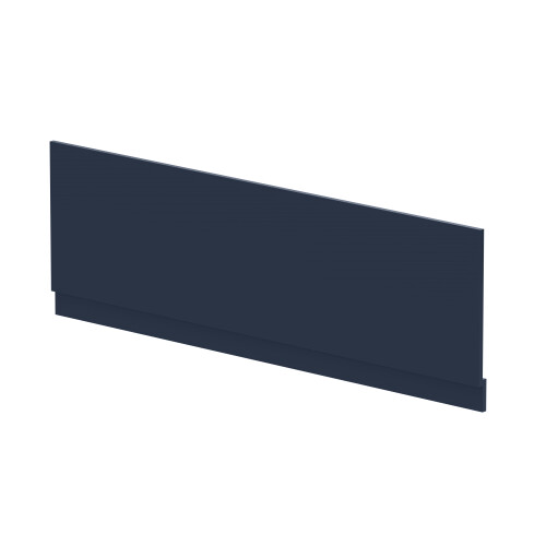 Balterley 1700mm Edge/Power Straight Front Bath Panel & Plinth - Matt Midnight Blue