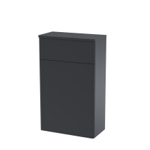 Traditional Floor Standing WC Unit , 500mm - Soft Black