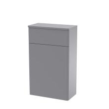 Traditional Floor Standing WC Unit , 500mm - Satin Grey