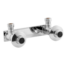 BSBB313 Fast Fit Brass Bracket for Bar Valve - Chrome Finish, Shower Accessory