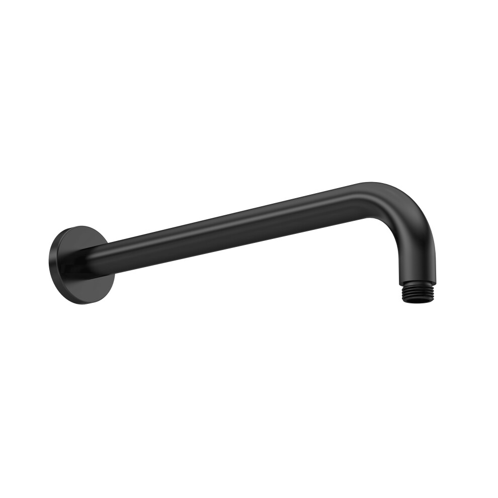 Balterley Round Wall Mount Shower Arm - 345Mm - Matt Black