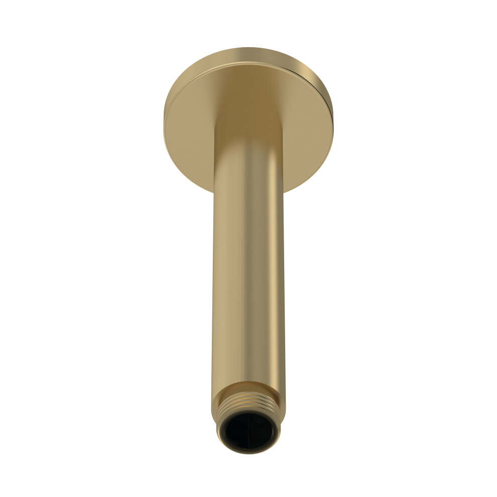 Balterley Round Ceiling Mount Shower Arm 150Mm - Brushed Brass