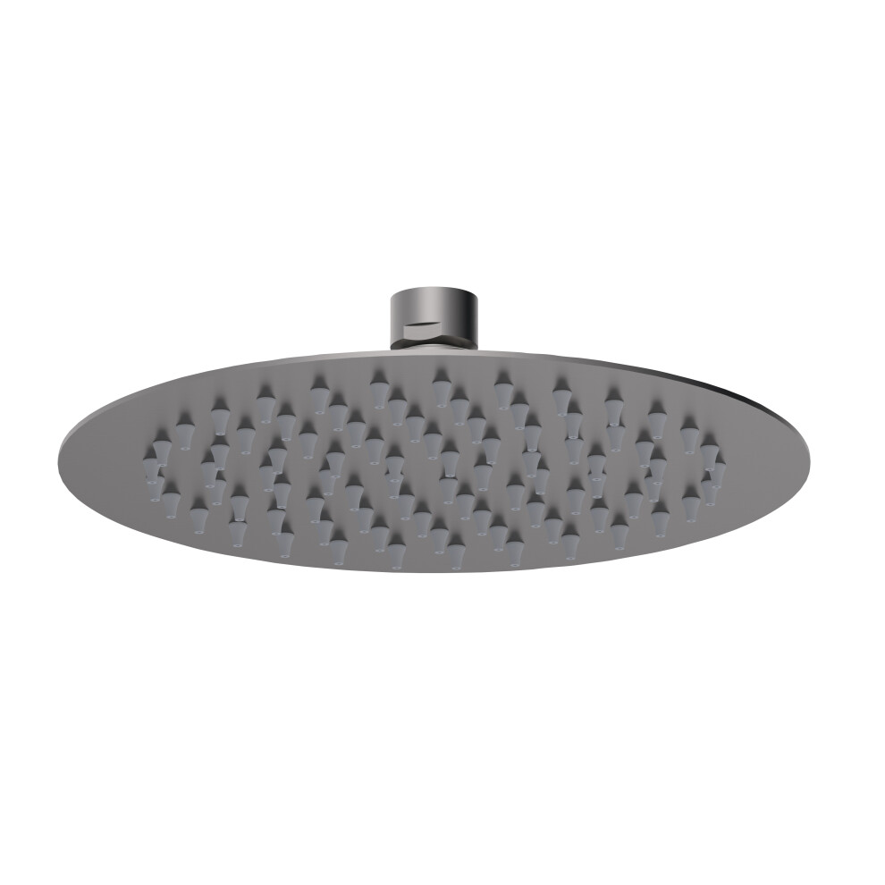 Balterley Square Fixed Head, 200Mm - Brushed Pewter
