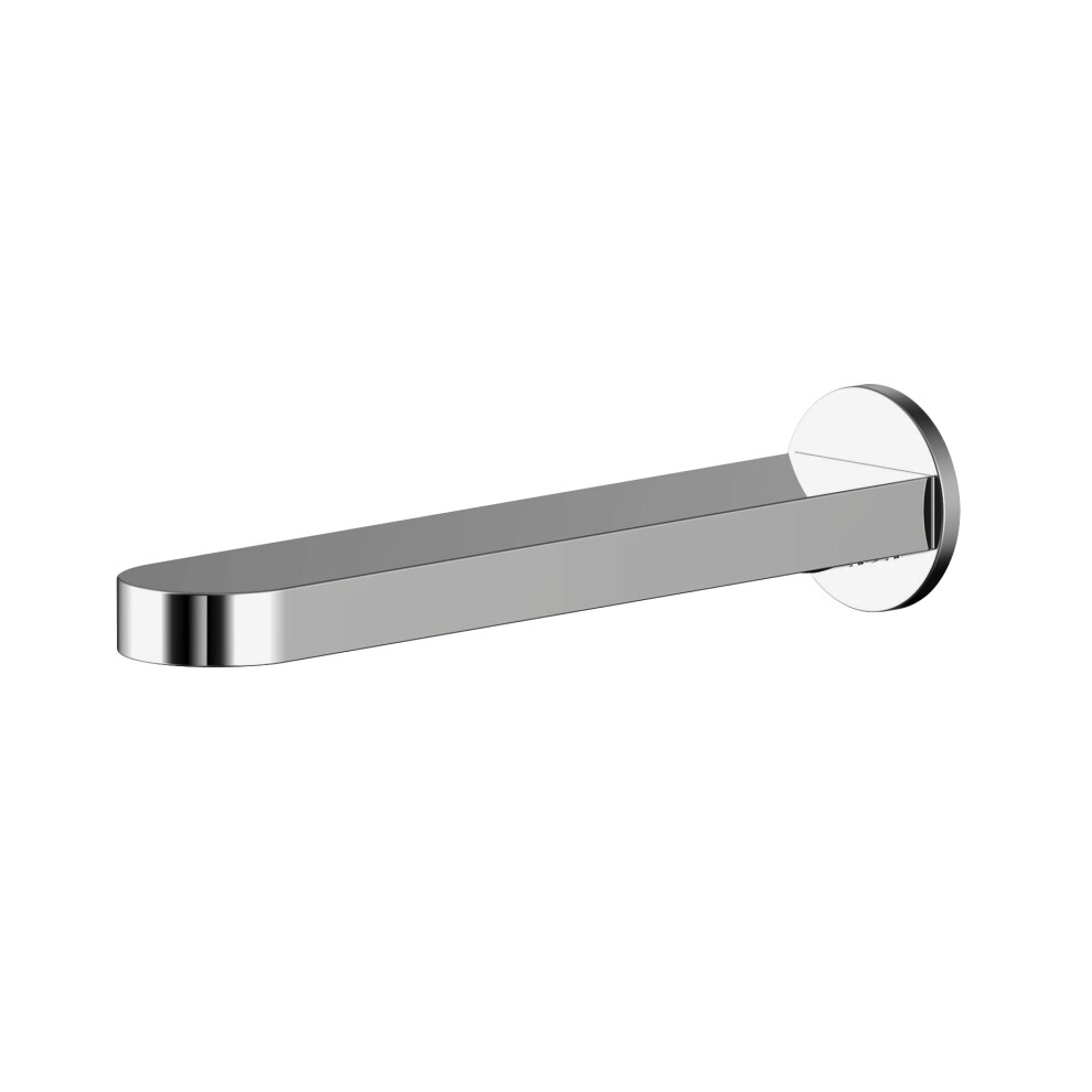 Contemporary Bathroom Round Wall Mounted Bath Spout, 45mm, Chrome