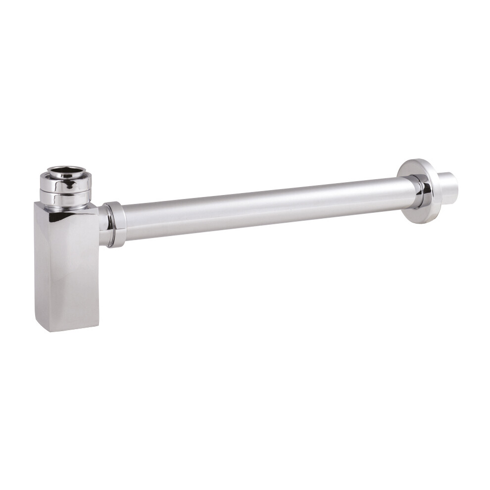 Square Bottle Trap - Chrome