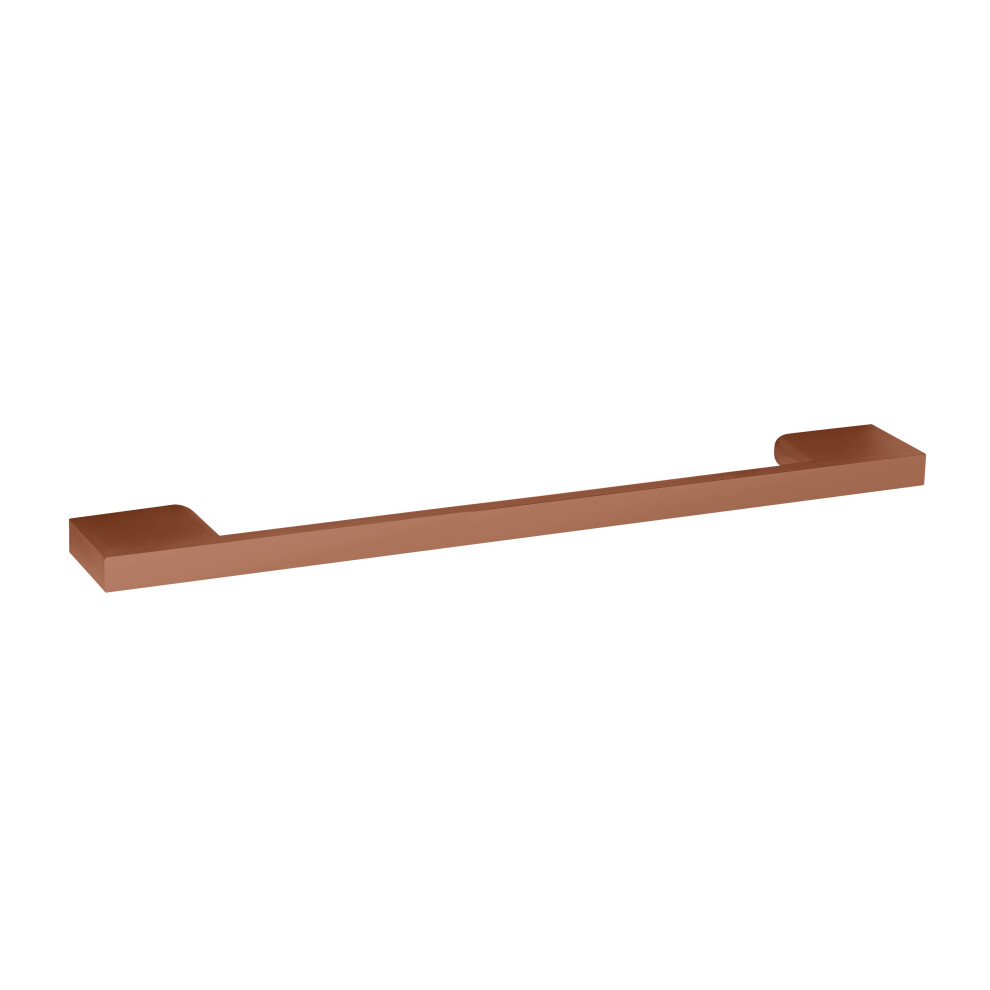 Furniture Handle Square D Shape Handle, 223mm (192mm Centres) - Copper