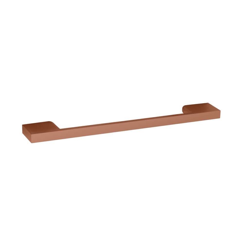 Furniture Handle Square D Shape Handle, 191mm (160mm Centres) - Copper