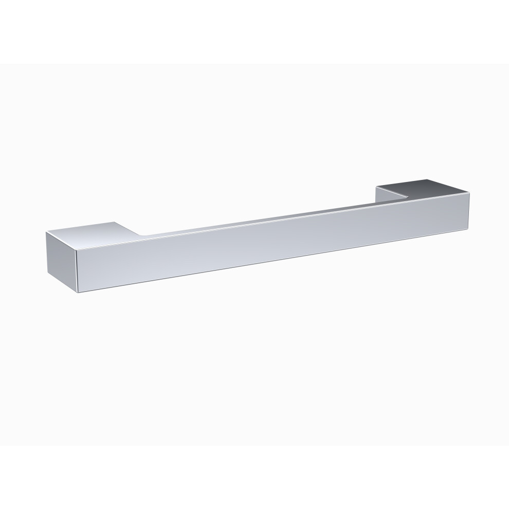 D Shape Square Handle, 152mm (128mm Centres) - Chrome