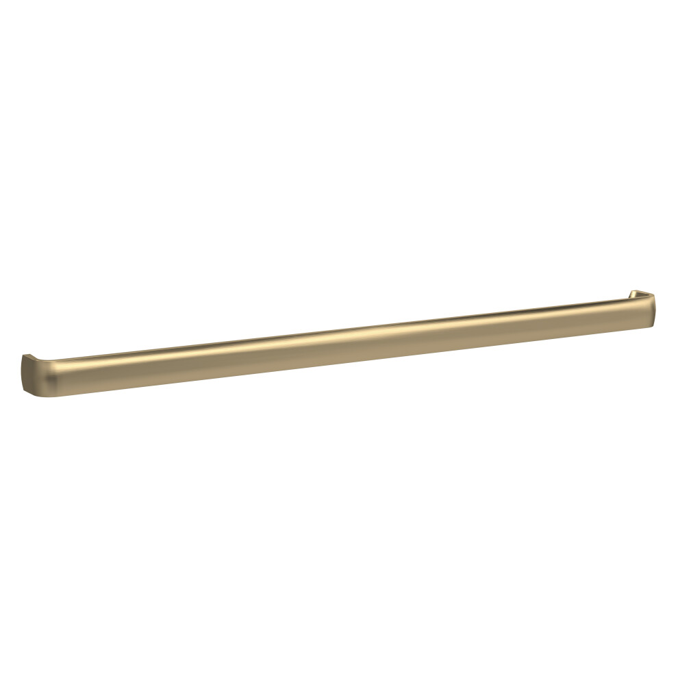 Balterley Furniture Handle Thin D Shape Handle, 328Mm (320Mm Centres) - Brushed Brass