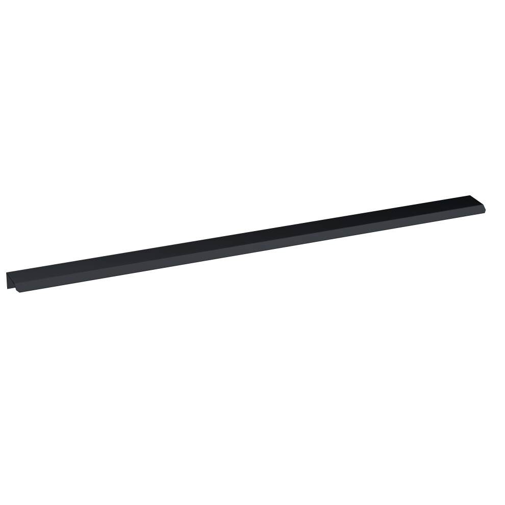 Finger Pull Handle, 500mm (320mm Centres) - Matt Black