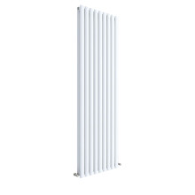 Vertical Double Panel Radiator - 1800mm x 528mm - 5457 BTU - Gloss White- Balterley