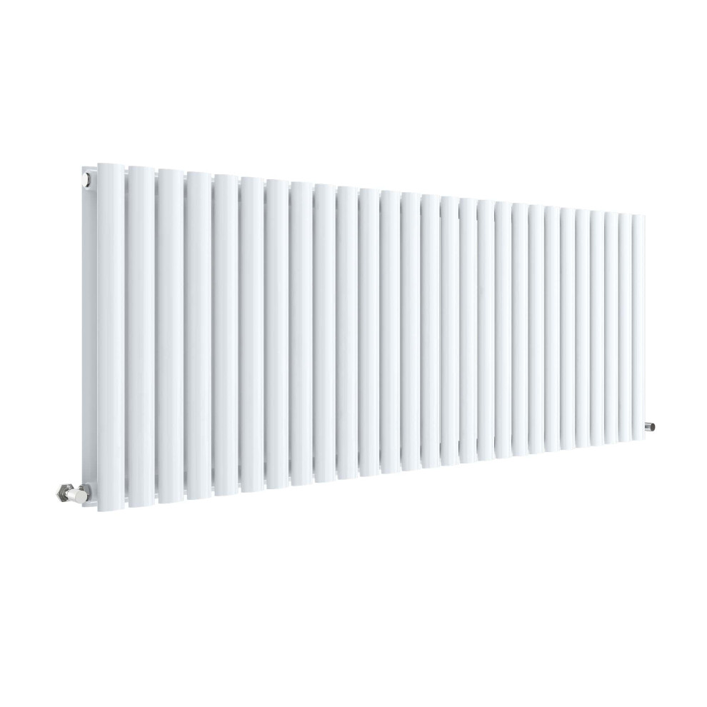 Balterley Horizontal Double Panel Radiator - 600Mm X 1572Mm - 5963 Btu - Gloss White