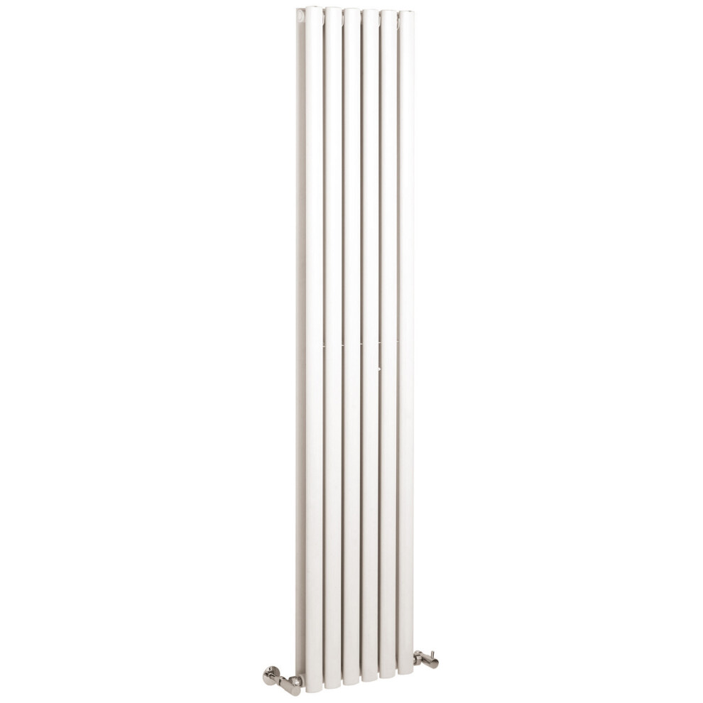 Vertical Double Panel Radiator - 1800mm x 354mm - 3638 BTU - Gloss White- Balterley