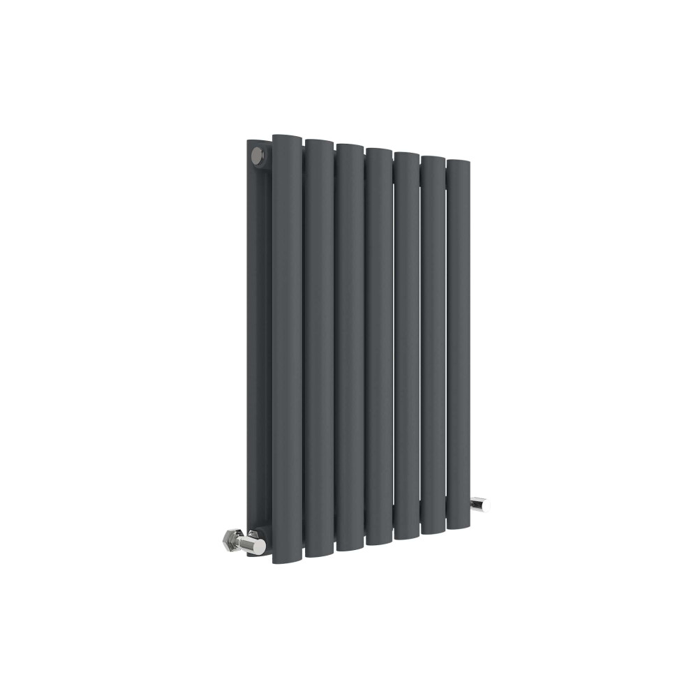 Balterley Horizontal Double Panel Radiator - 600Mm X 412Mm - 1546 Btu - Anthracite