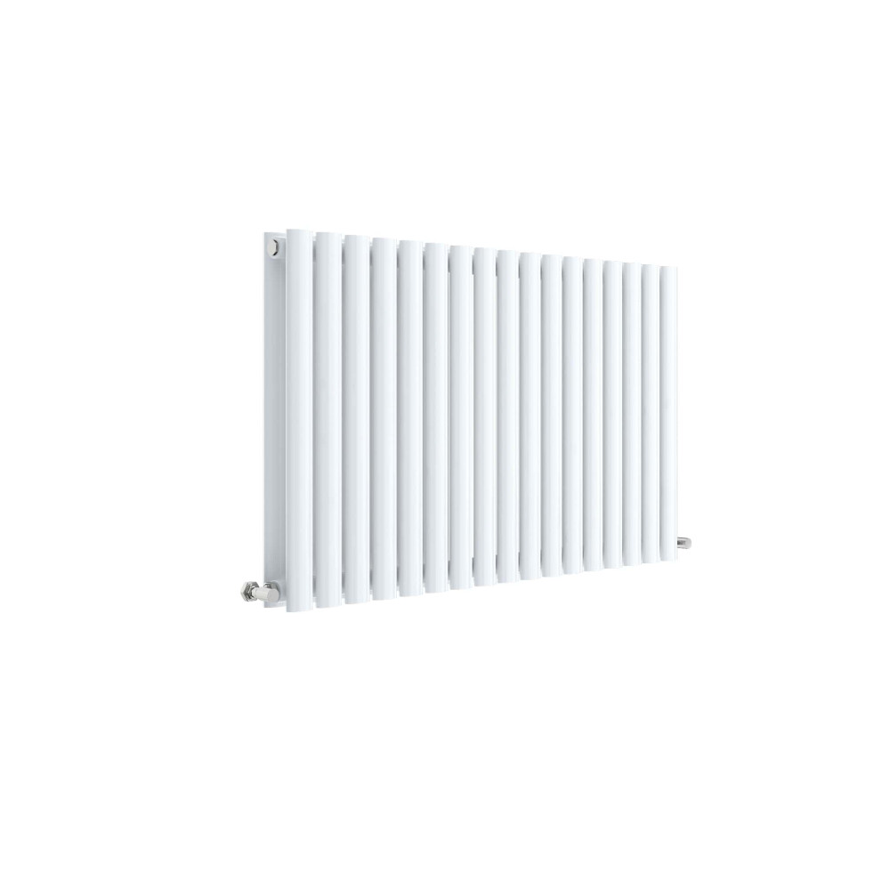 Balterley Horizontal Double Panel Radiator - 600Mm X 992Mm - 3755 Btu - Gloss White