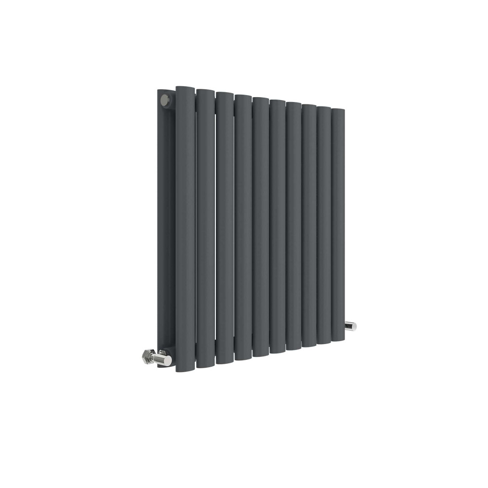 Balterley Horizontal Double Panel Radiator - 600Mm X 586Mm - 2209 Btu - Anthracite