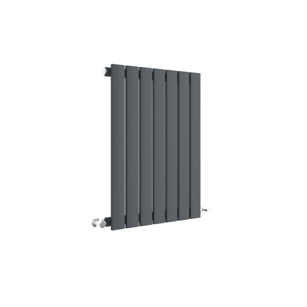 Balterley Square Horizontal Single Panel Radiator - 600Mm X 412Mm - 952 Btu - Anthracite