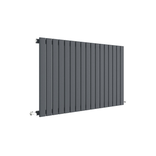 Balterley Square Horizontal Single Panel Radiator - 600mm x 992mm - 2313 BTU - Anthracite