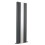 Balterley Vertical Double Panel Radiator with Mirror - 1800mm x 499mm - Anthracite 1