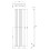 Balterley Square Vertical Single Panel Radiator - 1500mm x 354mm - 2041 BTU - Anthracite 2