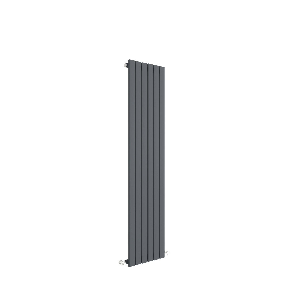 Balterley Square Vertical Single Panel Radiator - 1500Mm X 354Mm - 2041 Btu - Anthracite