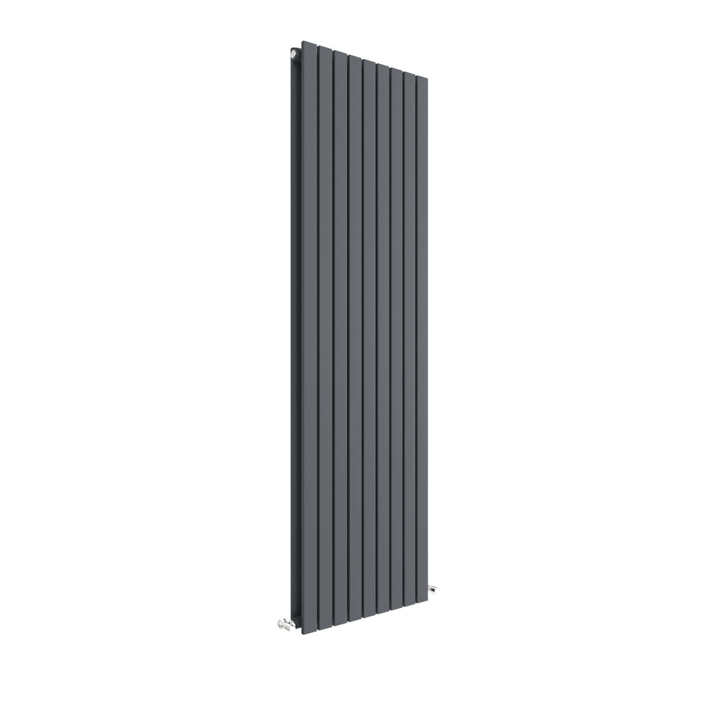 Balterley Square Vertical Double Panel Radiator - 1800Mm X 528Mm - 5810 Btu - Anthracite