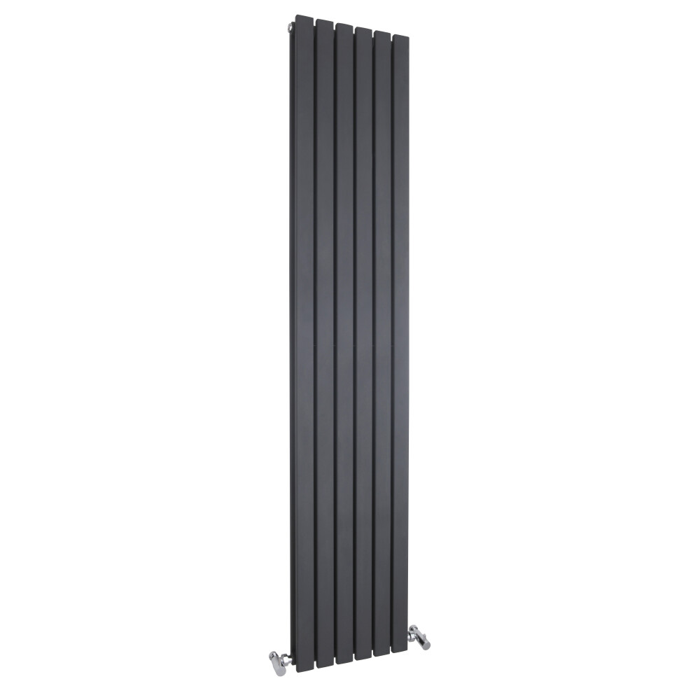Balterley Square Vertical Double Panel Radiator - 1800Mm X 354Mm - 3878 Btu - Anthracite