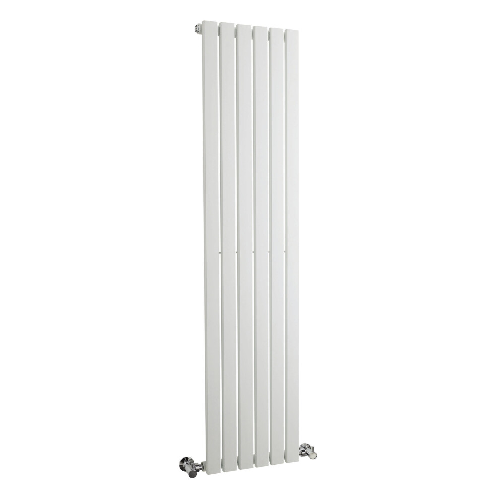 Balterley Square Vertical Single Panel Radiator - 1500Mm X 354Mm - 2041 Btu - Satin White