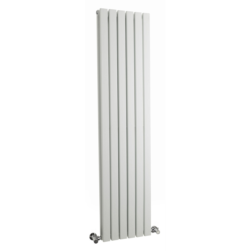 Balterley Square Vertical Double Panel Radiator - 1500Mm X 354Mm - 3105 Btu - Satin White