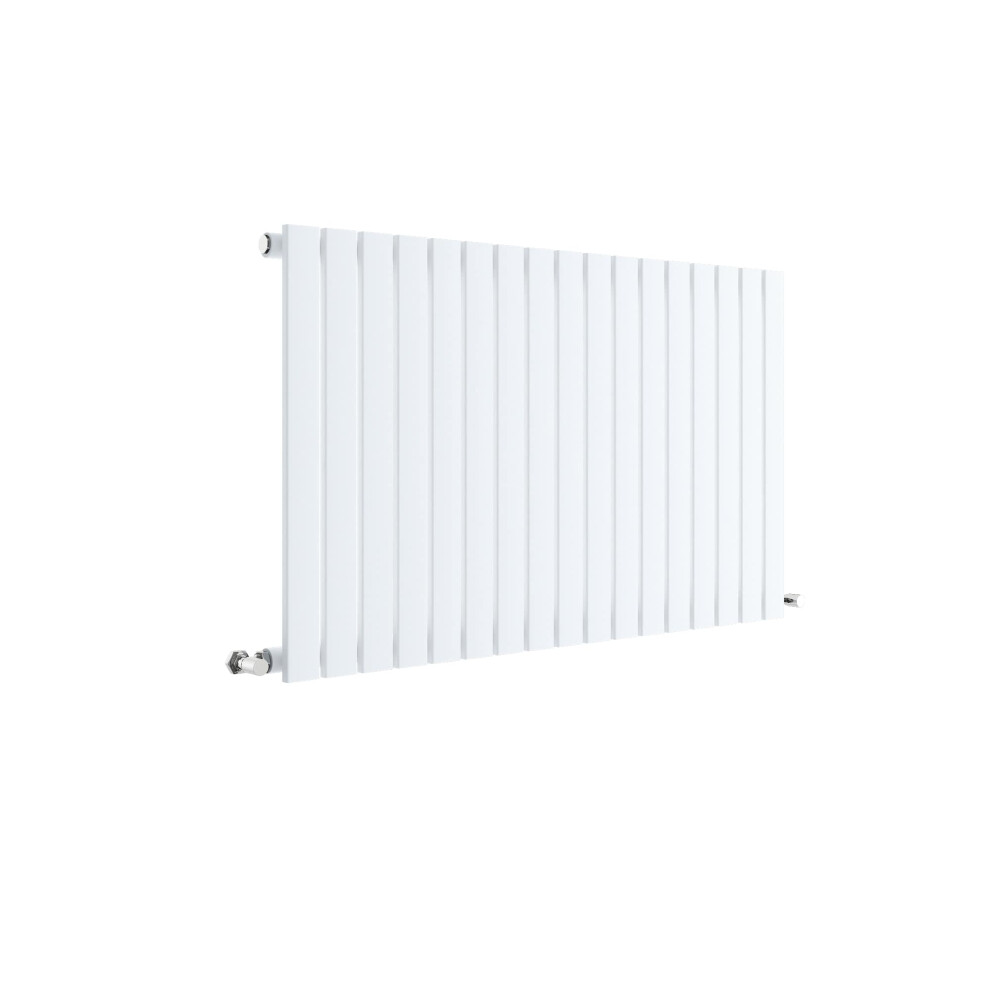Balterley Square Horizontal Single Panel Radiator - 600Mm X 992Mm - 2313 Btu - Satin White