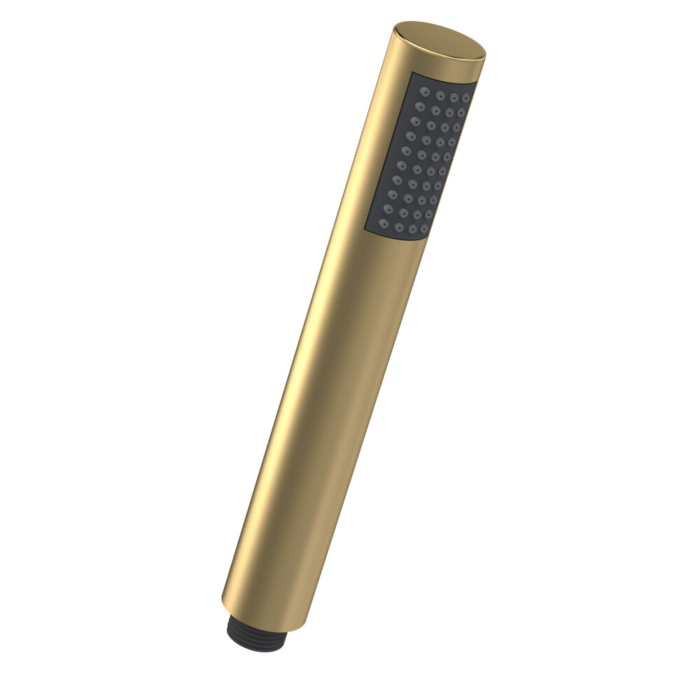 Easyclean Round Single Function Shower Handset - Brushed Brass