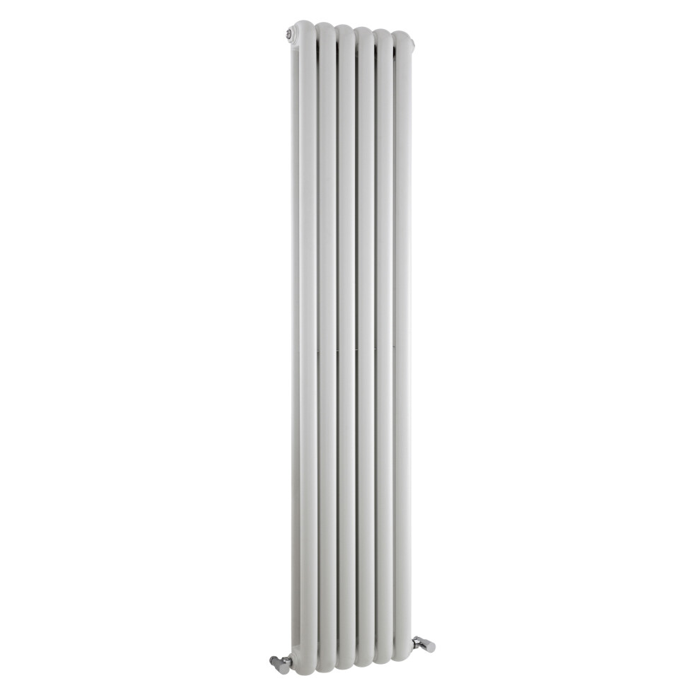 Vertical Double Panel Radiator - 1800Mm X 383Mm - 3757 Btu - Gloss White 5056211829119