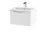 Balterley Wall Hung 1 Drawer Vanity Basin Unit with Polymarble Basin, 600mm - Satin White 1