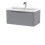 Balterley Wall Hung 1 Drawer Vanity Basin Unit with Polymarble Basin, 800mm - Satin Grey 1