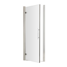 8mm Toughened Safety Glass Hinged Shower Door, Chrome, 800mm