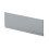Balterley 1700mm Straight Reversible Bath Front Panel & Plinth - Satin Grey 1